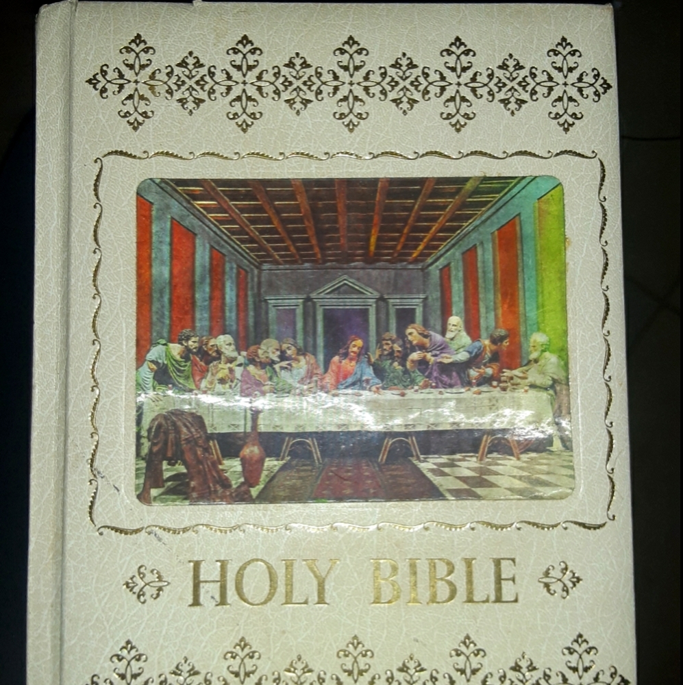 Vintage 1970 New American Bible. Hardcover